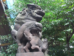 荏原神社の狛犬