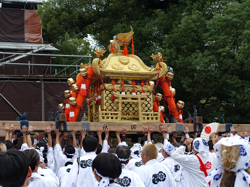 粟田神社のお神輿